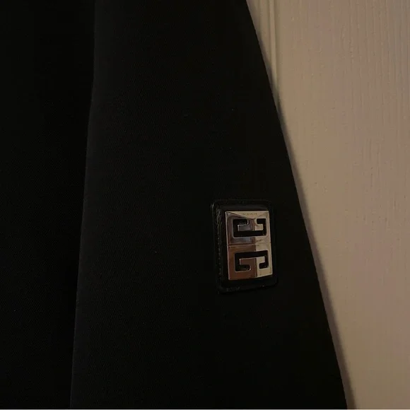 GIVENCHY Black 4G Logo Virgin Wool Bomber Jacket Men L 50